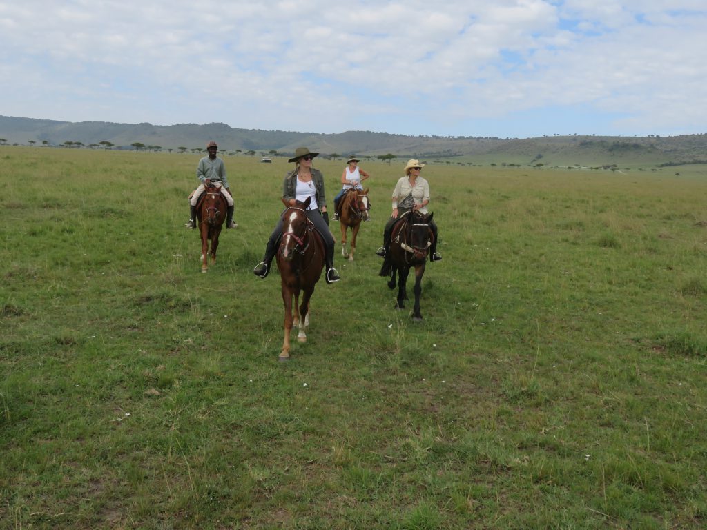 Safari te paard in Kenia