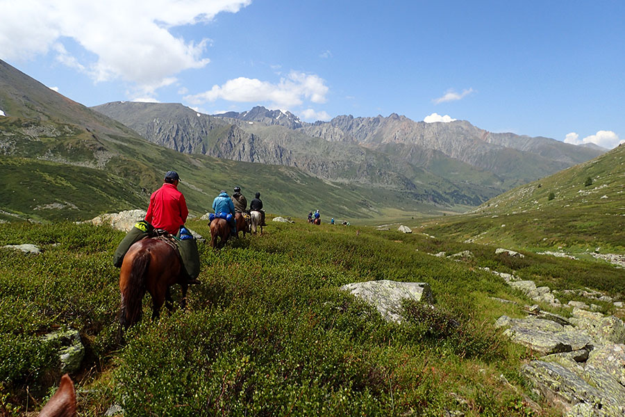 Trektocht te paard in Kazachstan