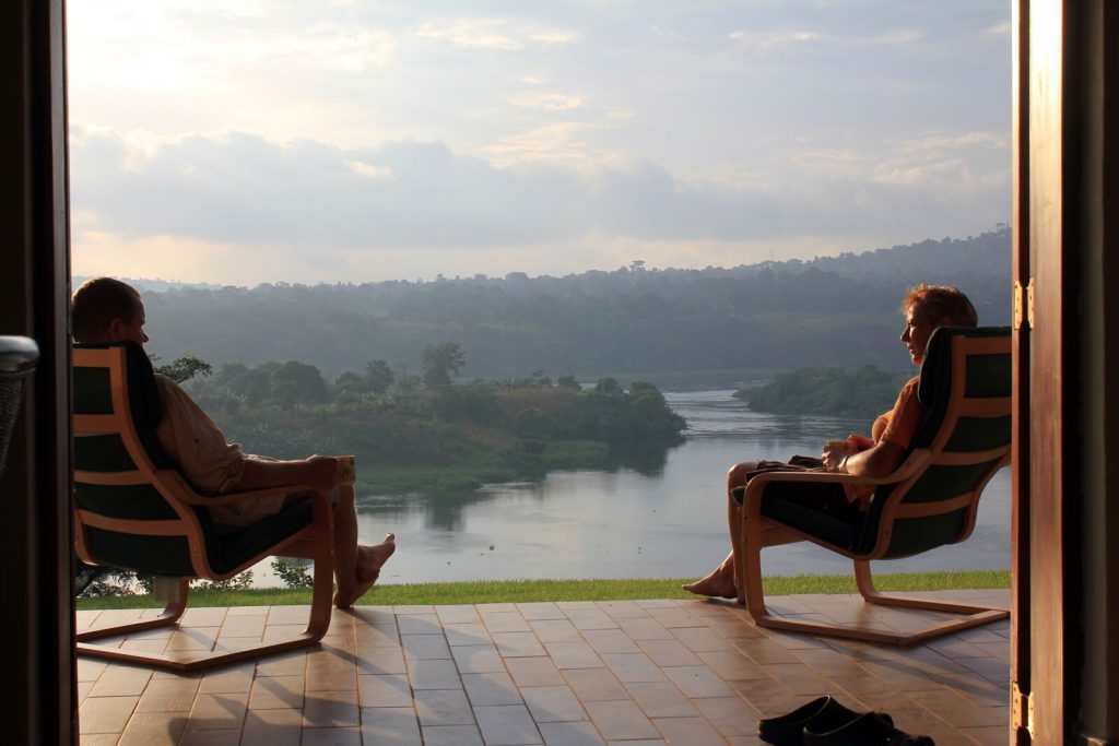 Uitzicht vanuit de accommodatie