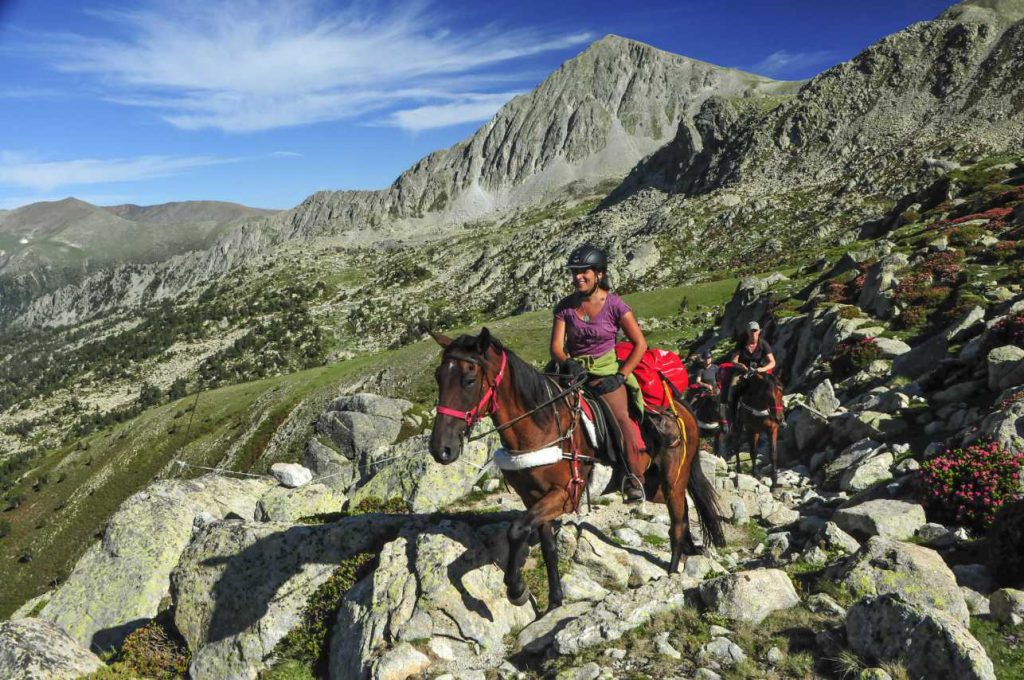 Paardrijden in de Pyreneeën