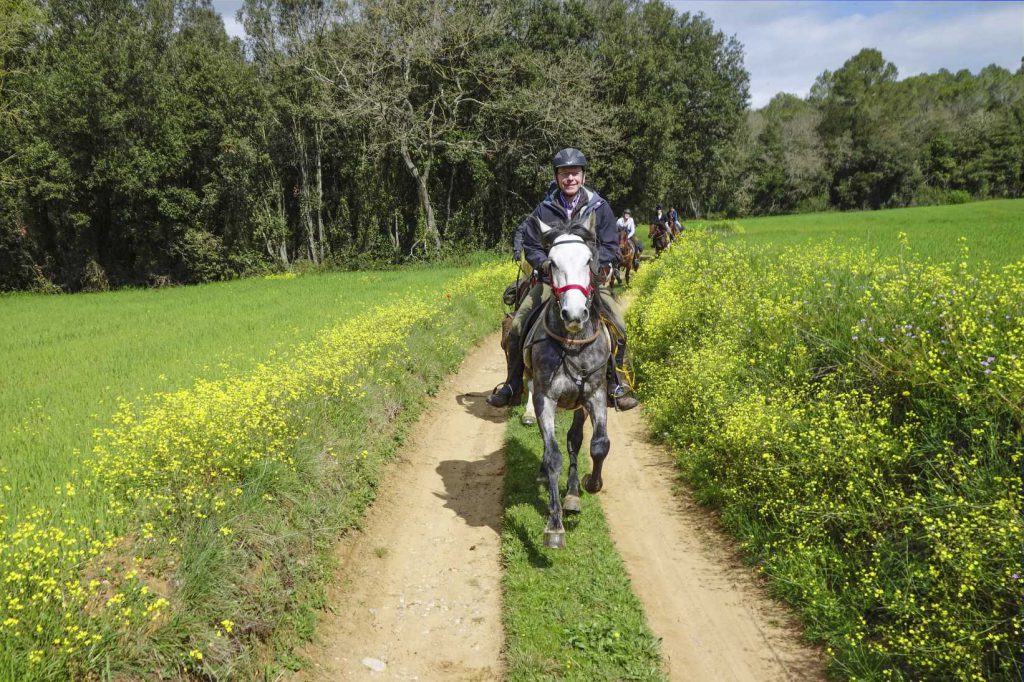 Galopperen op vakantie in Spanje