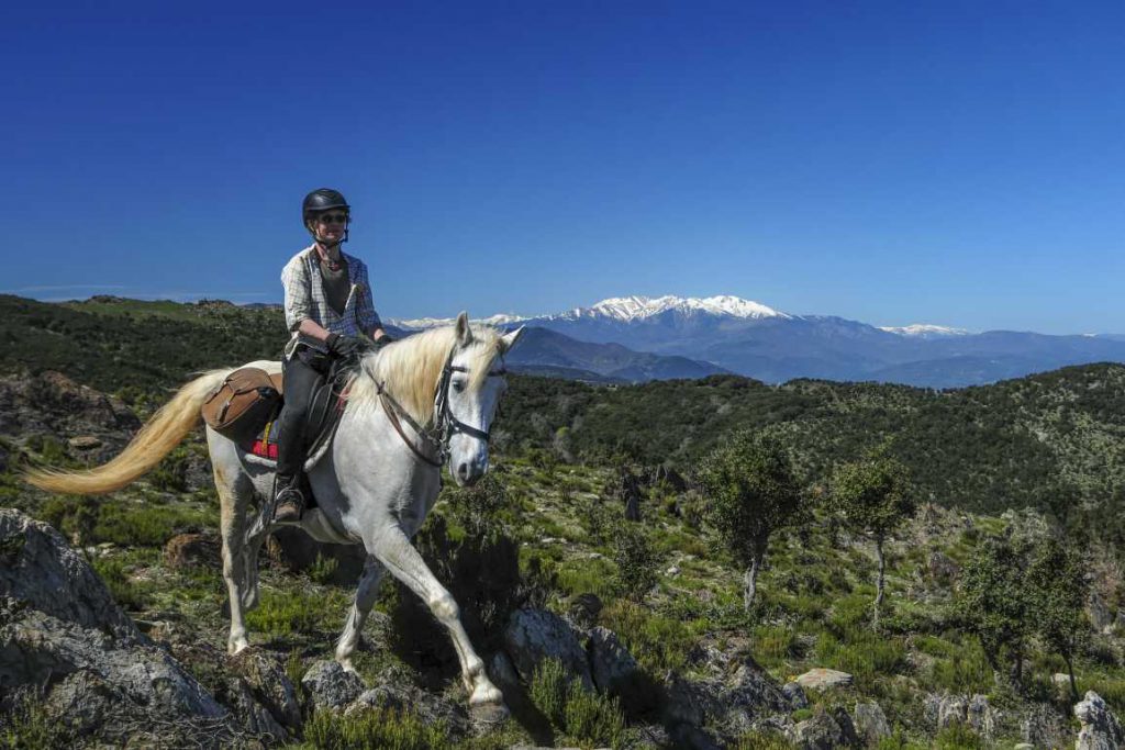 Paardrijden in de bergen Spanje