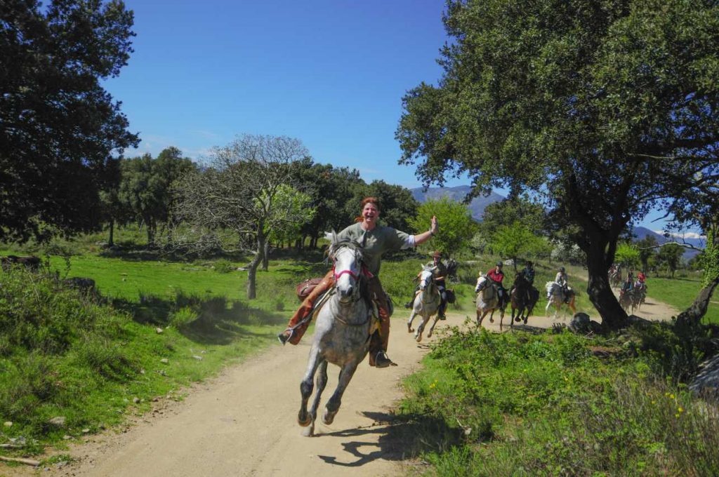Paardrijden op vakantie in Spanje