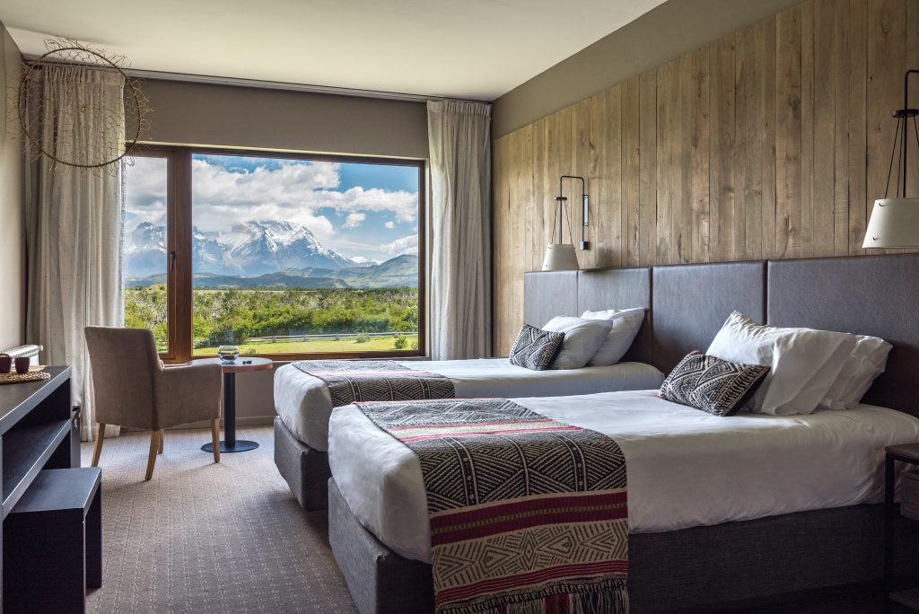 Slaapkamer op paardrijvakantie in Patagonië