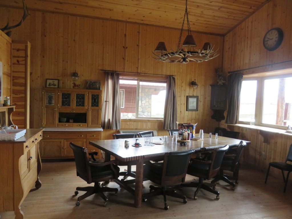 Lodge tijdens ranchvakantie in Wyoming