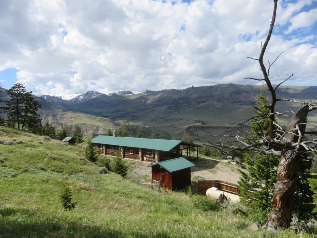 Lodge in de bergen van Wyoming