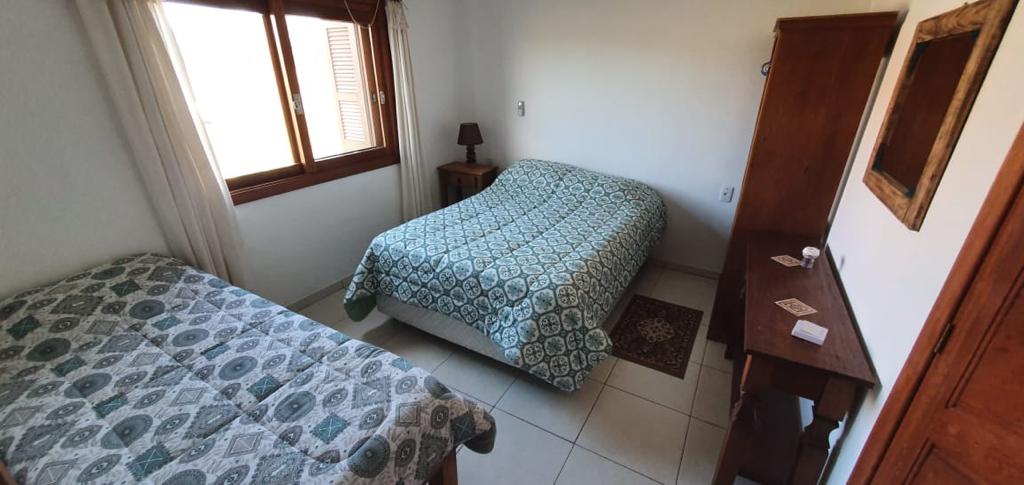 Slaapkamer in hotel tijdens paardrijvakantie in Brazilië