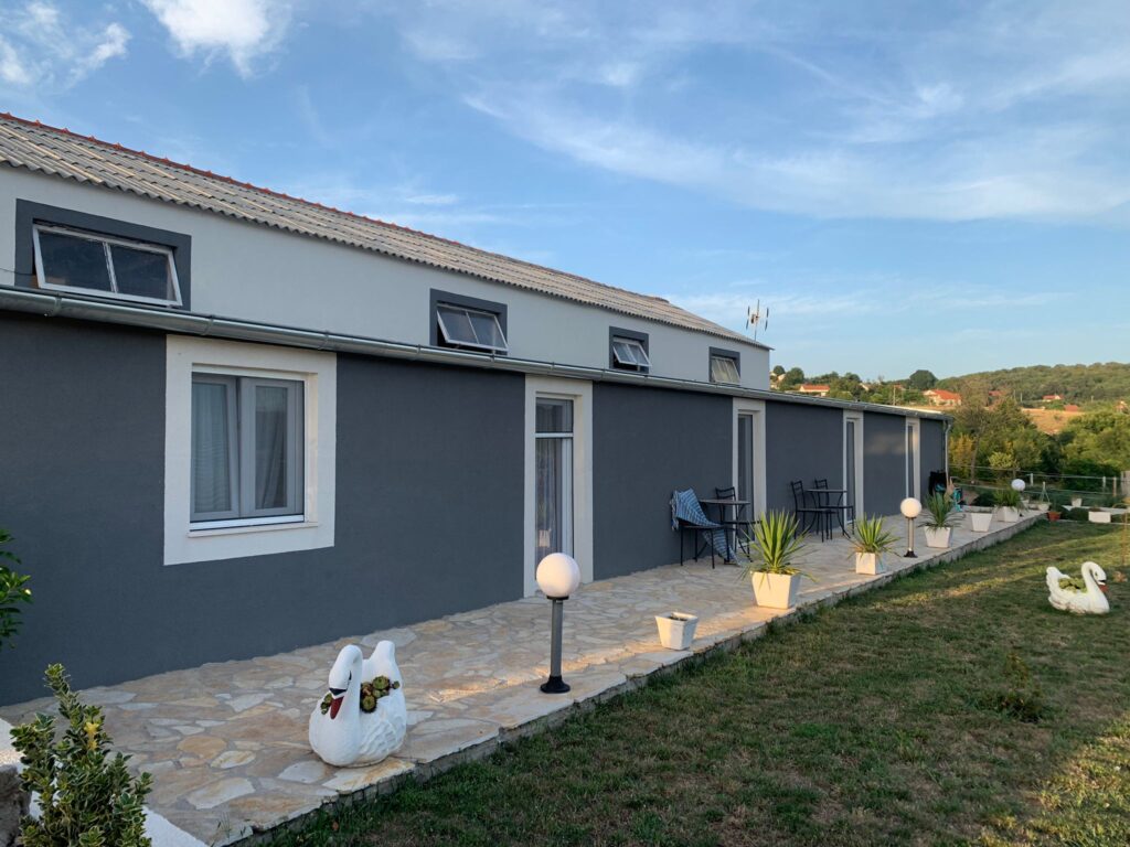 De accommodatie op de paardrijvakantie in Kroatië.